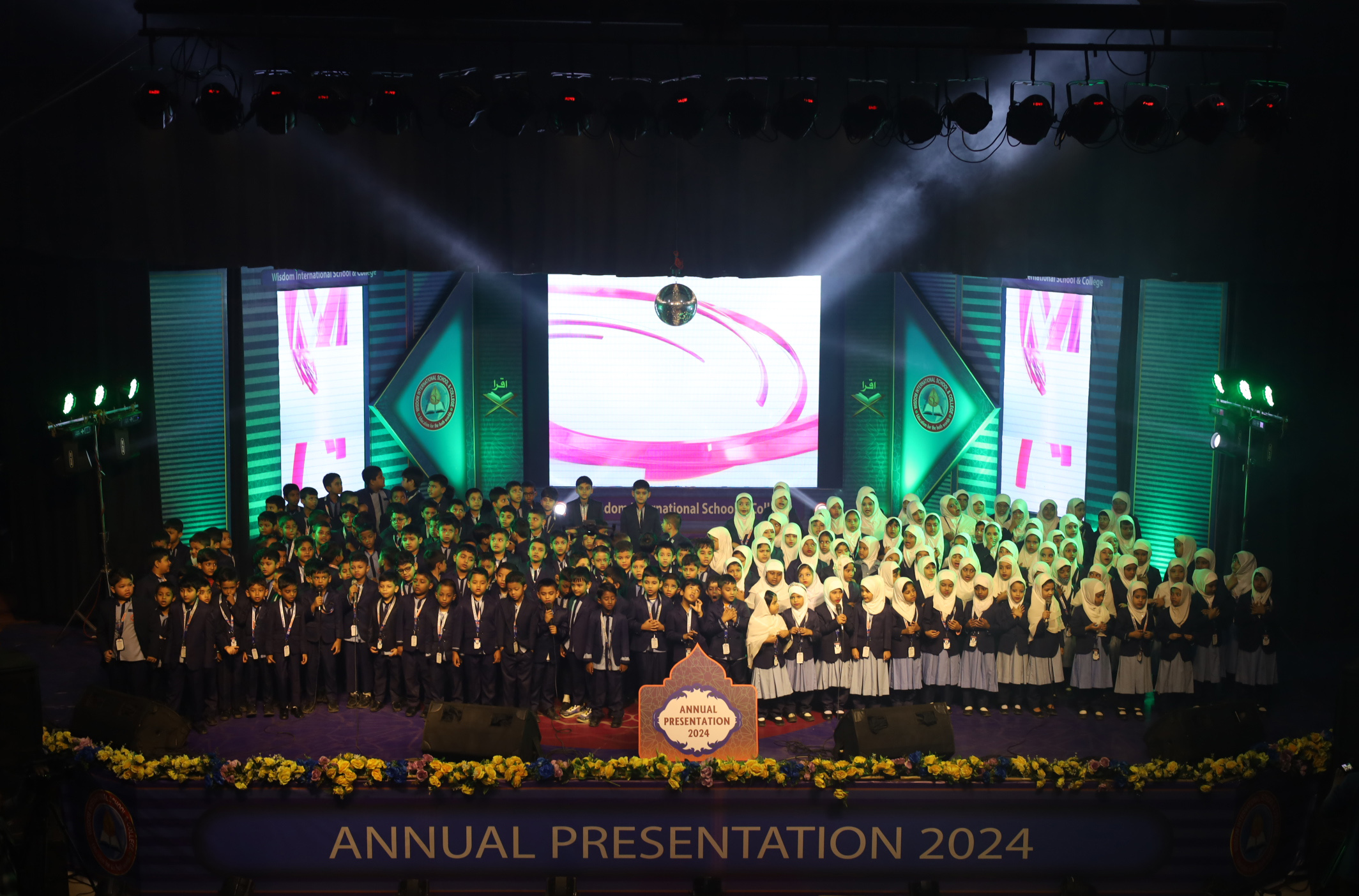 Students celebrating success